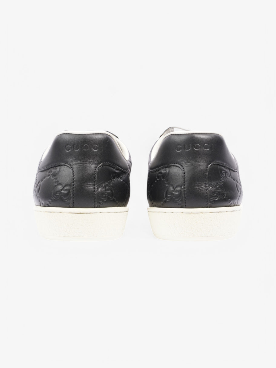 Gucci Ace GG Supreme Sneakers Black / Green / Red Embossed Leather EU 42.5 UK 8.5 Image 6