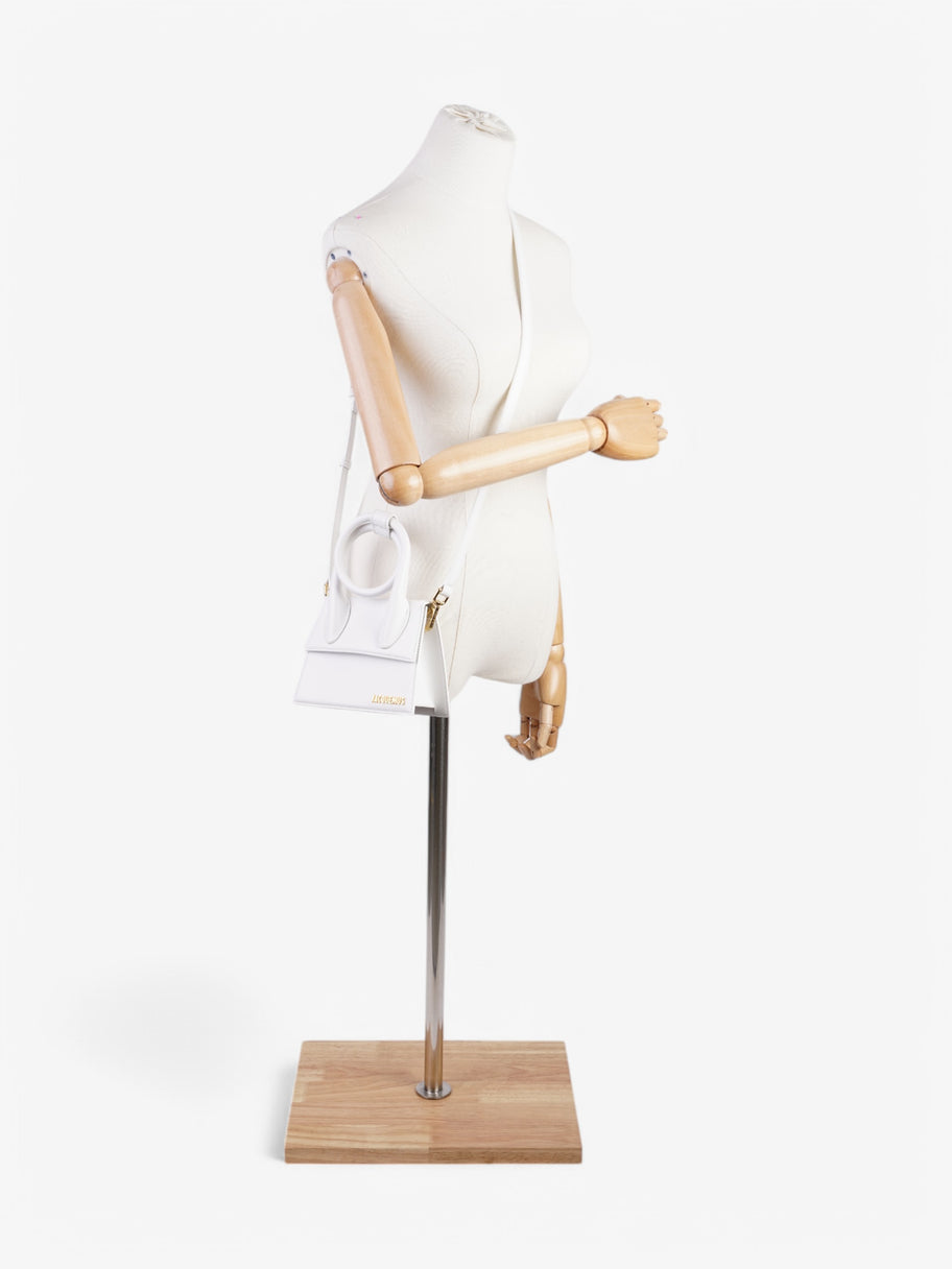 Jacquemus Le Chiquito Noeud White Leather Image 2