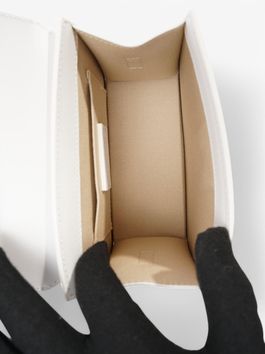 Jacquemus Le Chiquito Noeud White Leather Image 8