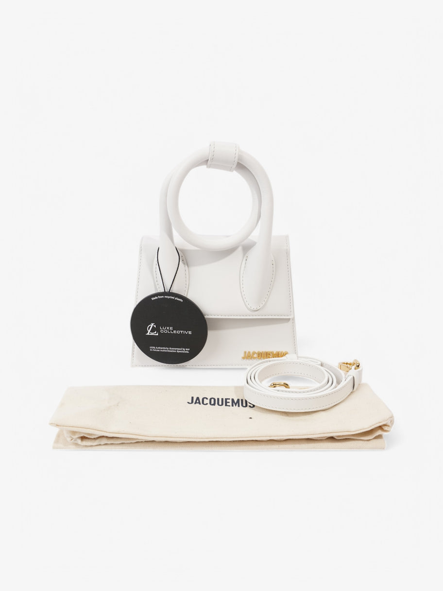 Jacquemus Le Chiquito Noeud White Leather Image 9