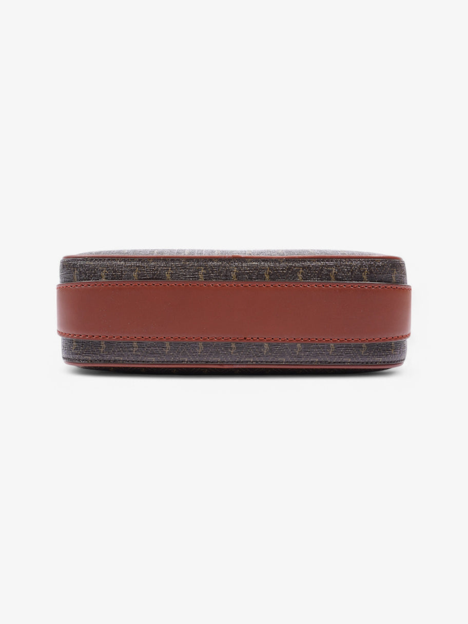 Saint Laurent Cassandre Black / Brown Coated Canvas Image 6