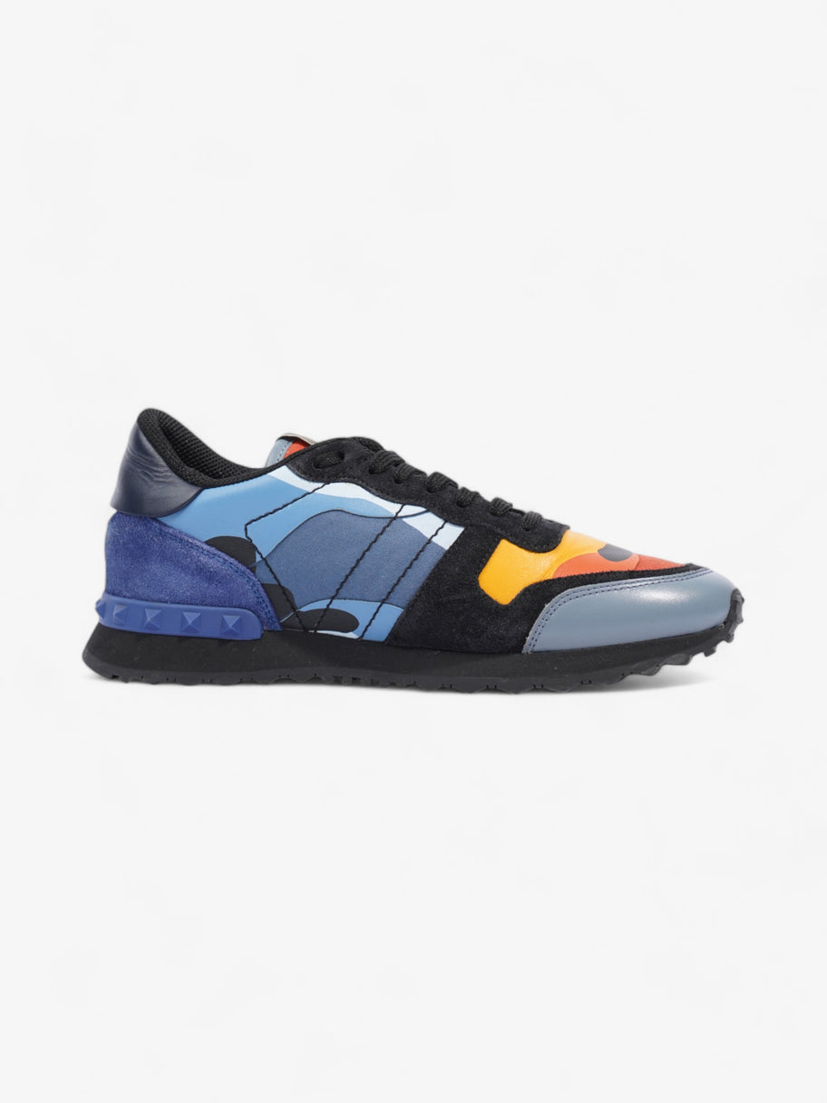 Valentino Rockrunner Sneakers  Black / Red / Blue Suede EU 41 UK 7 Image 4