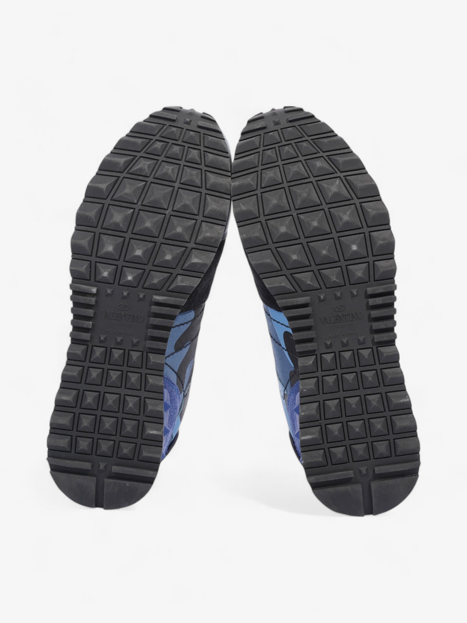 Valentino Rockrunner Sneakers  Black / Red / Blue Suede EU 41 UK 7 Image 7