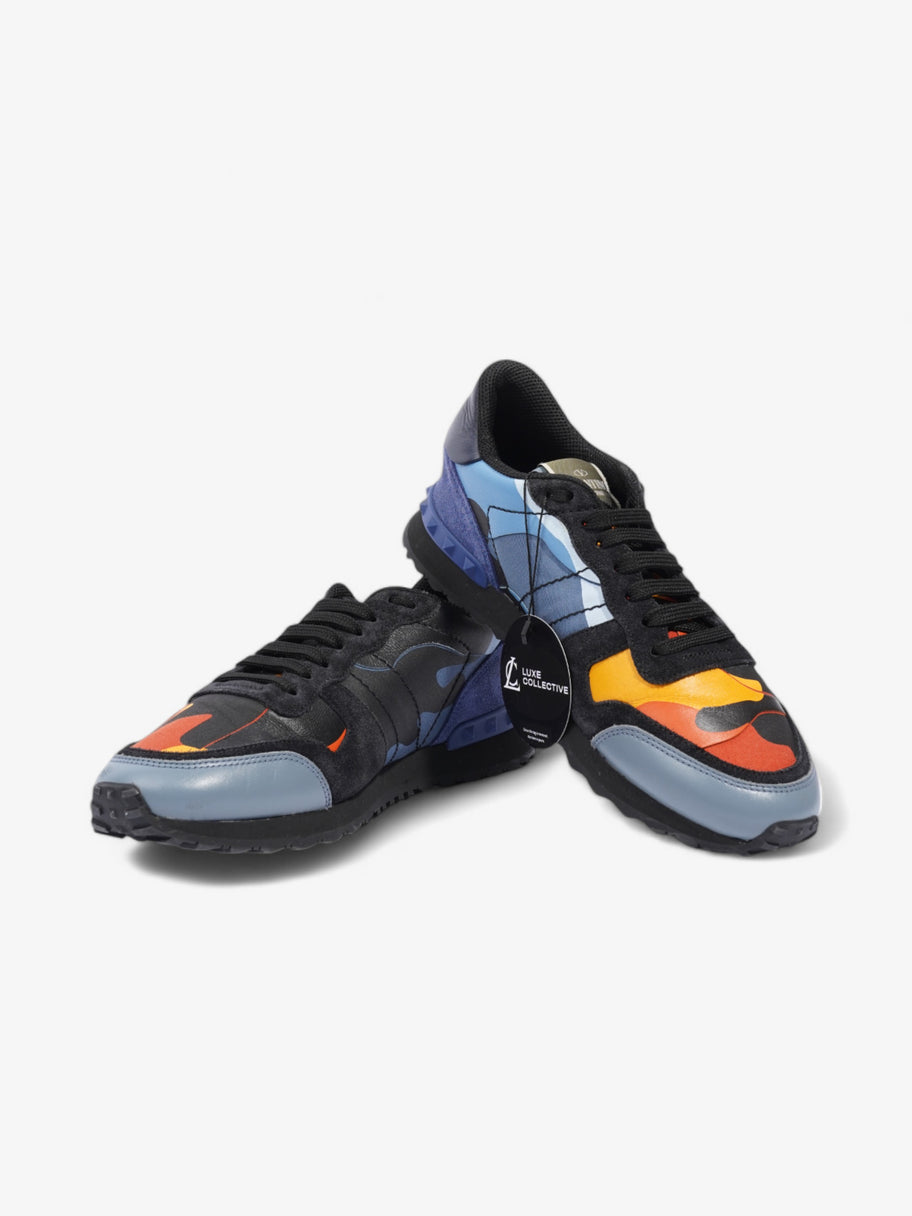 Valentino Rockrunner Sneakers  Black / Red / Blue Suede EU 41 UK 7 Image 9