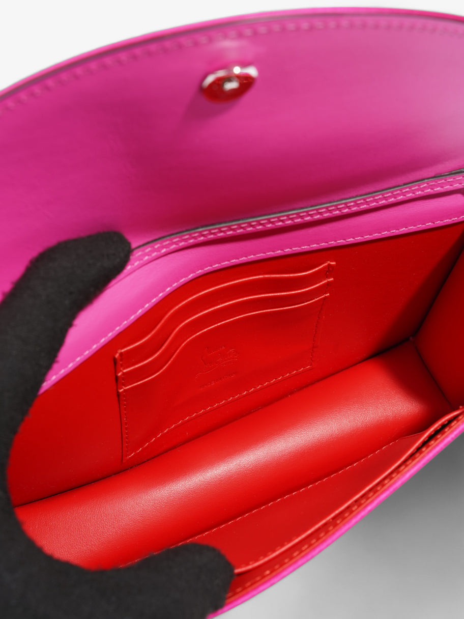 Christian Louboutin Loubi54 Neon Pink Satin Image 8