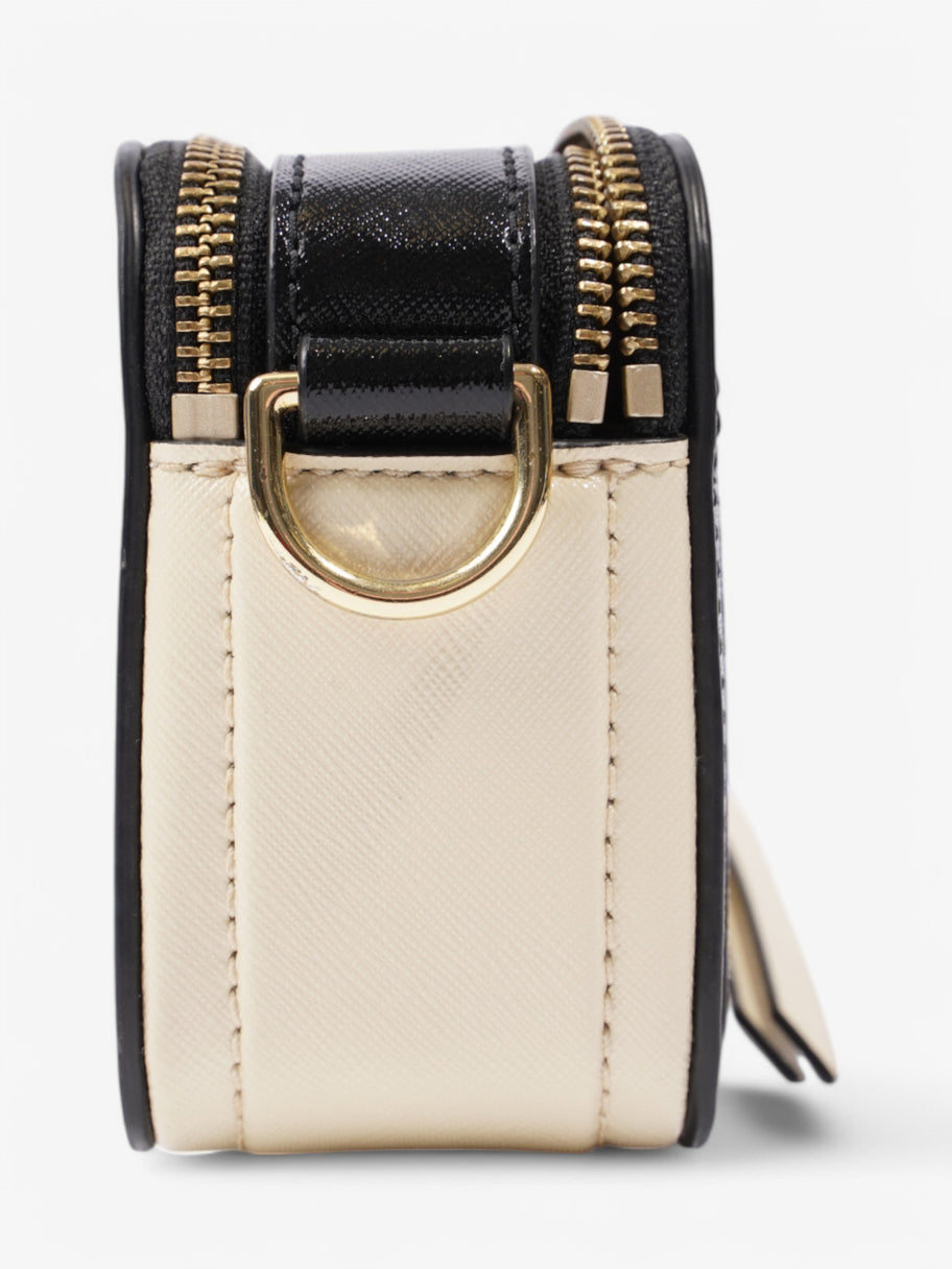 Marc Jacobs The Snapshot Cream / Black Leather Image 3