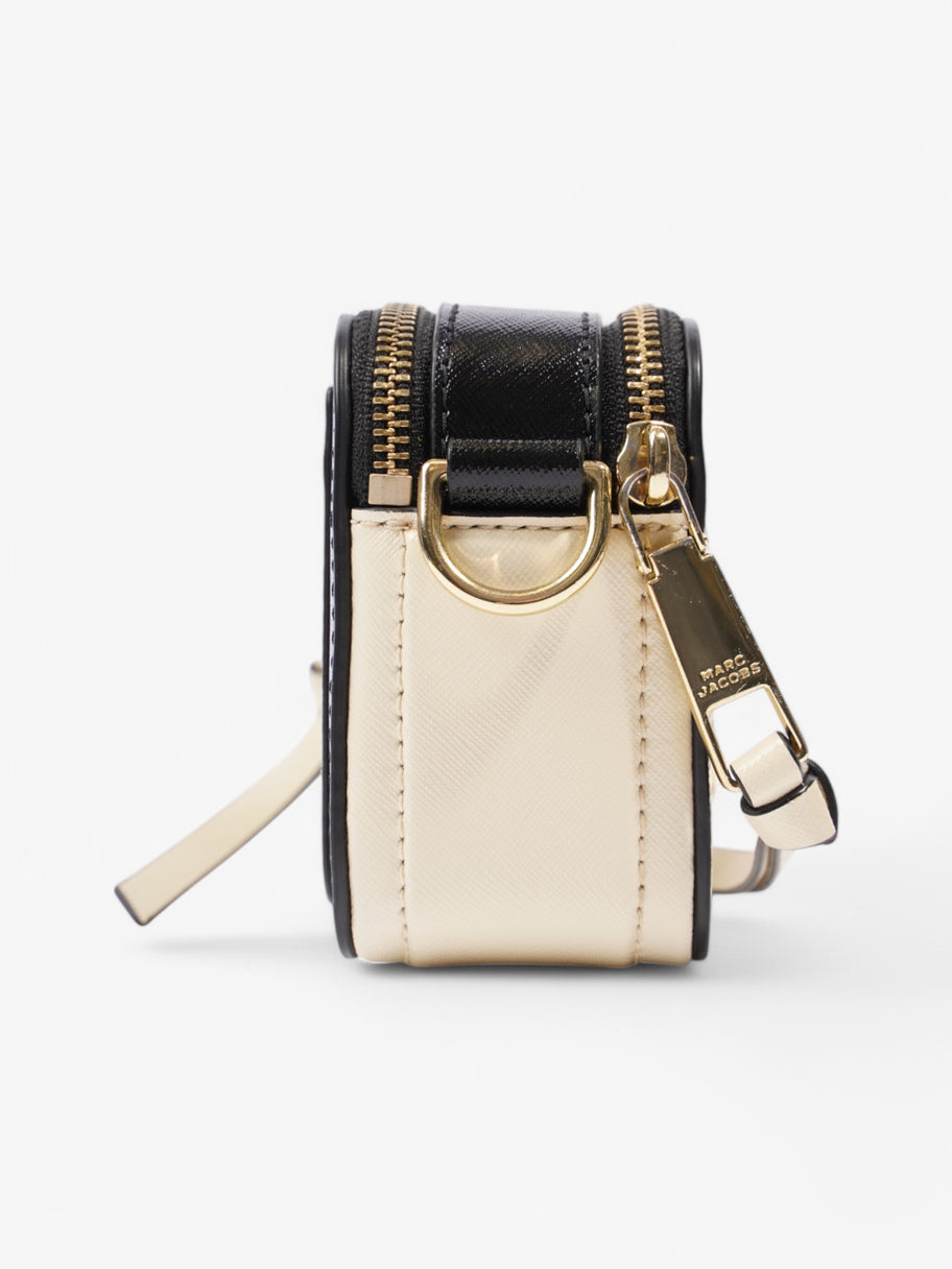 Marc Jacobs The Snapshot Cream / Black Leather Image 5