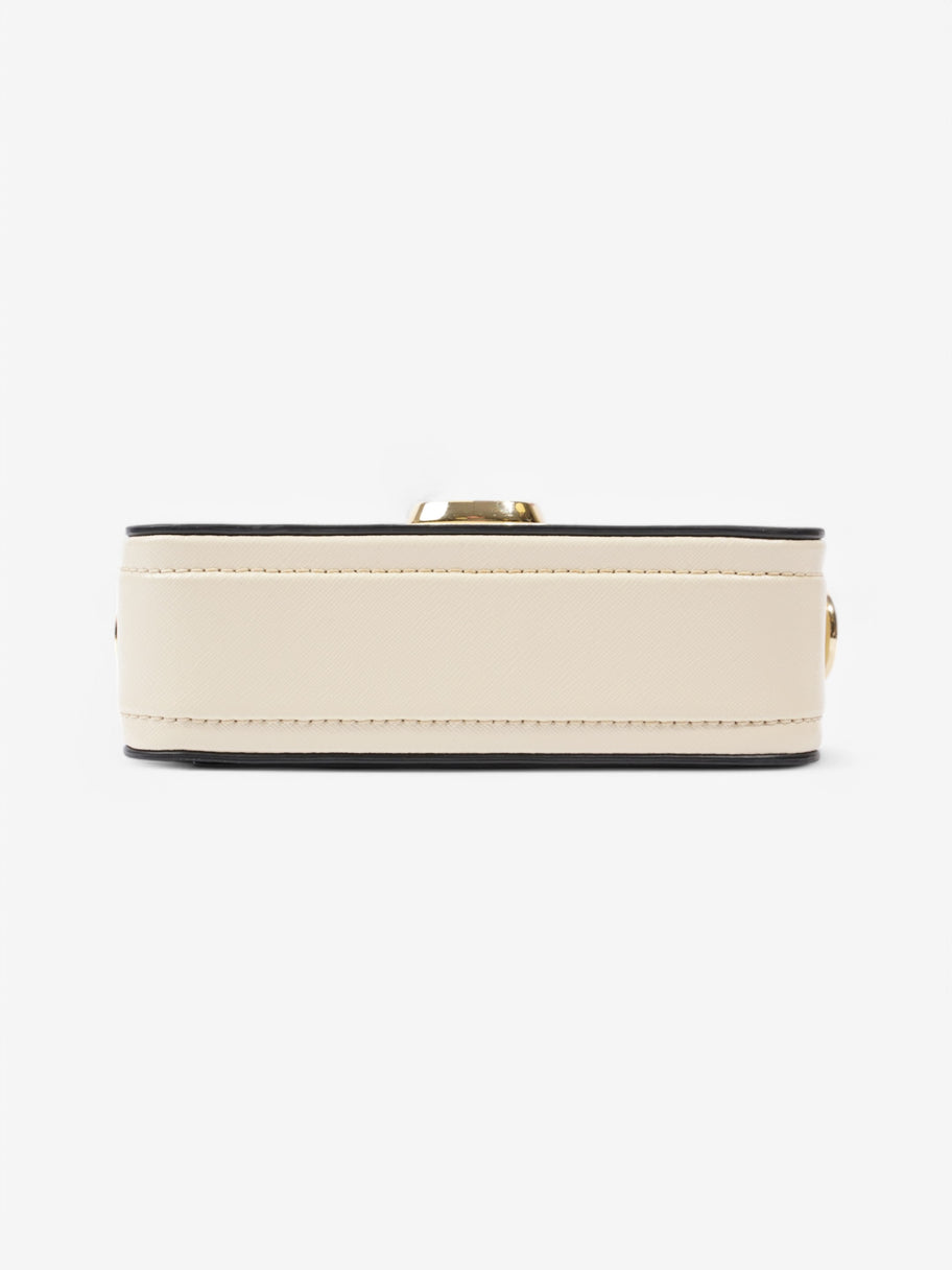 Marc Jacobs The Snapshot Cream / Black Leather Image 6