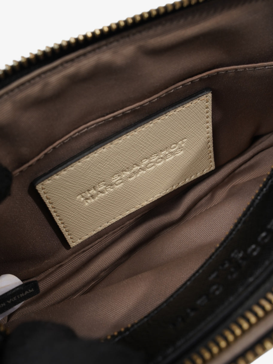 Marc Jacobs The Snapshot Cream / Black Leather Image 7