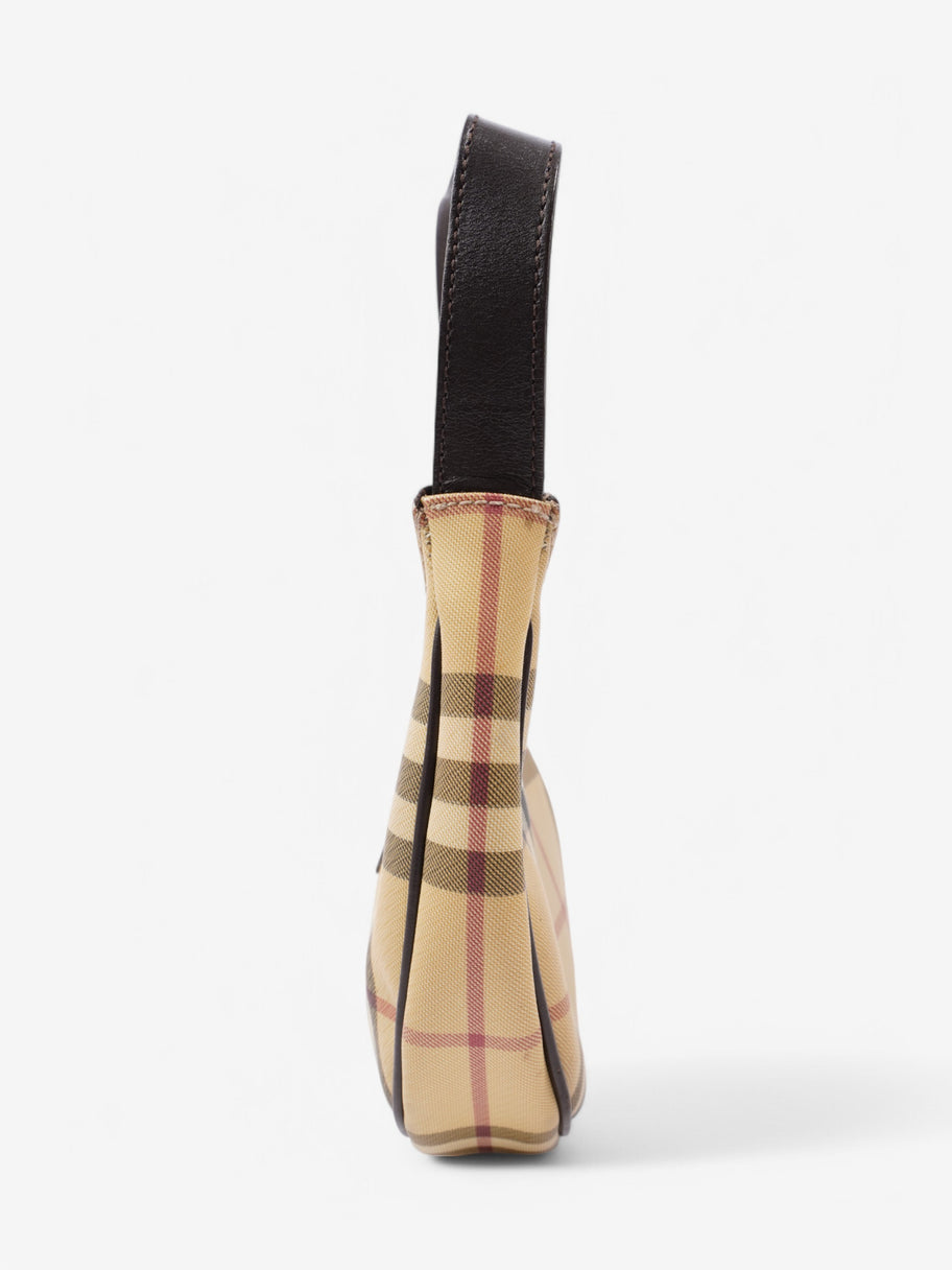 Burberry Hobo Shoulder Bag Nova Check Coated Canvas Image 3