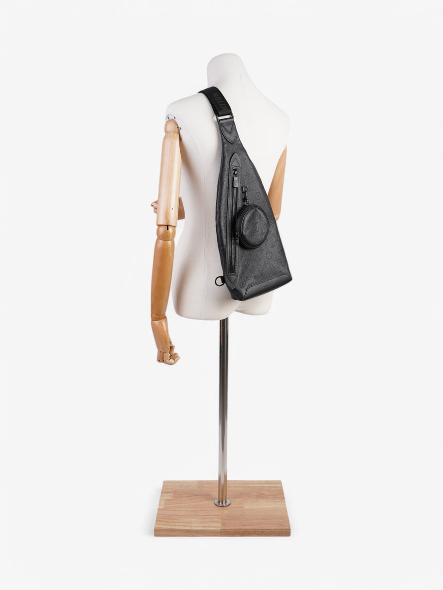 Louis Vuitton Duo sling Black Embossed Leather Image 2