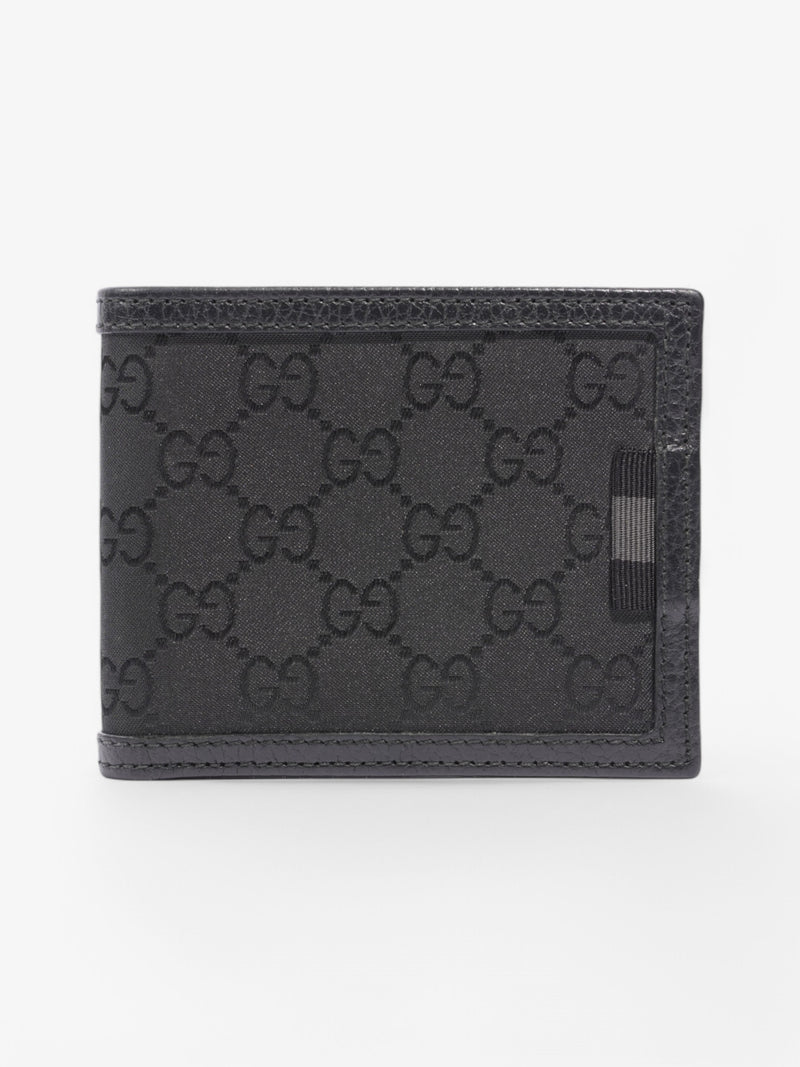  Gucci Bi-Fold Wallet Black Canvas