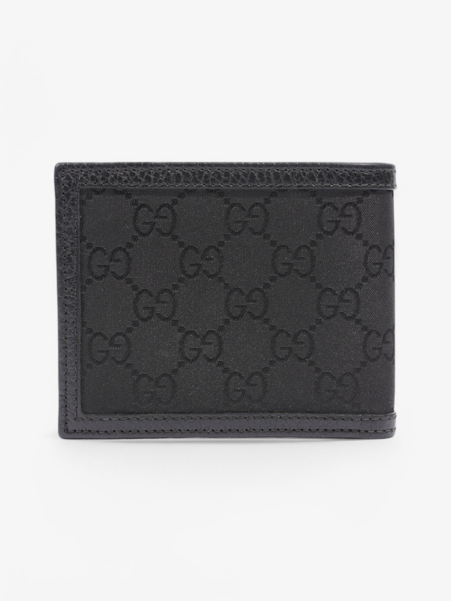 Gucci Bi-Fold Wallet Black Canvas Image 3