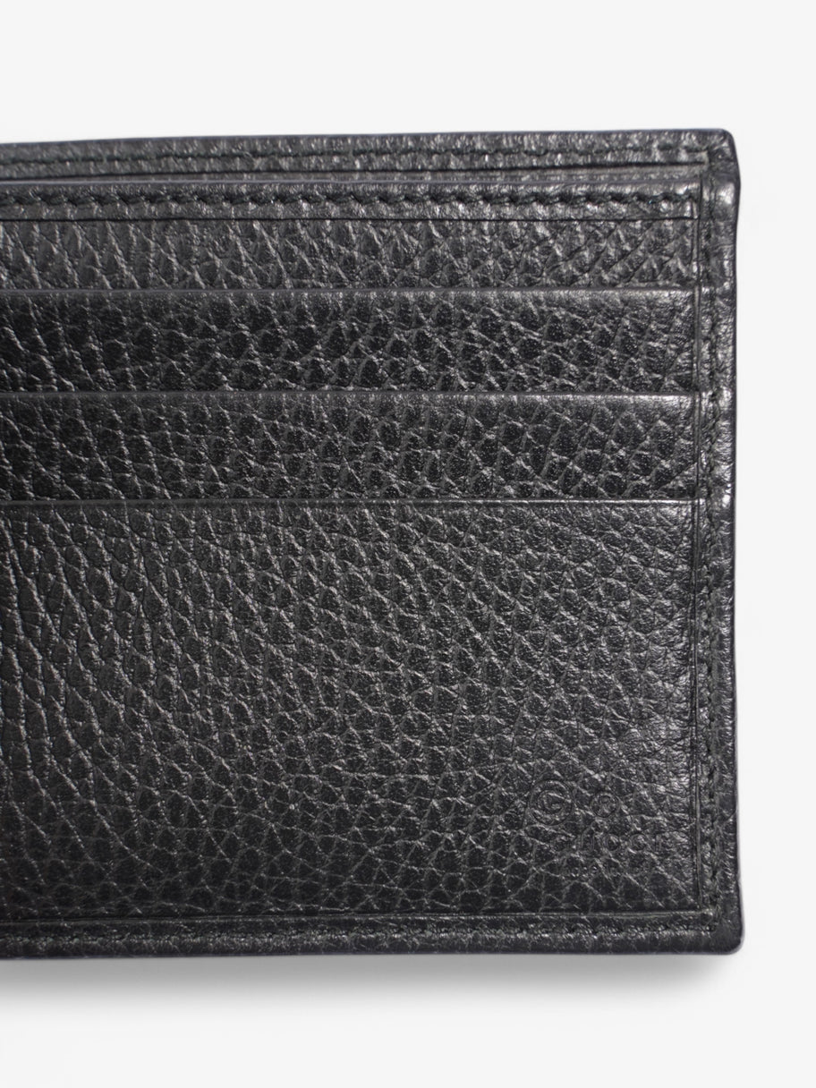Gucci Bi-Fold Wallet Black Canvas Image 5