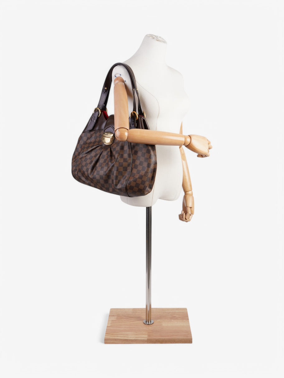 Louis Vuitton Sistena Damier Ebene / Brown Coated Canvas Image 2