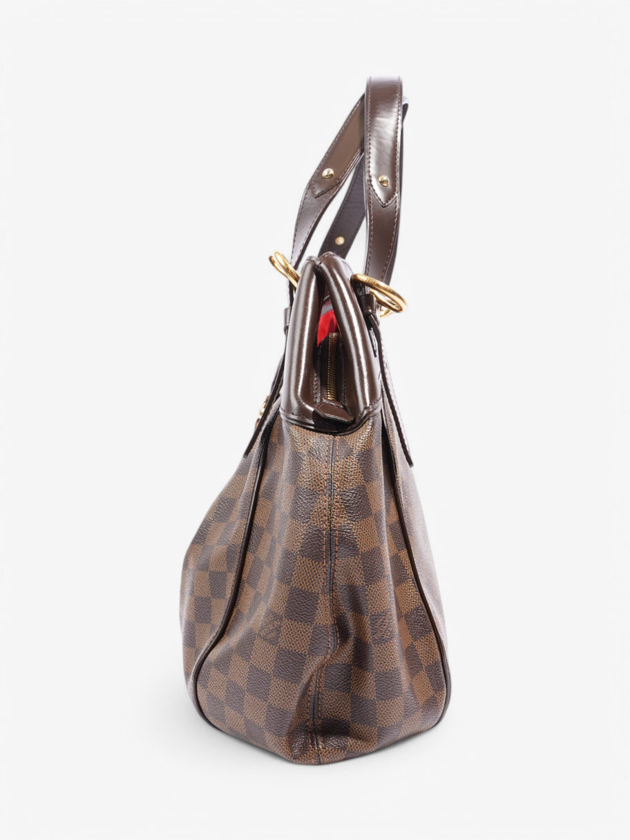 Louis Vuitton Sistena Damier Ebene / Brown Coated Canvas Image 3