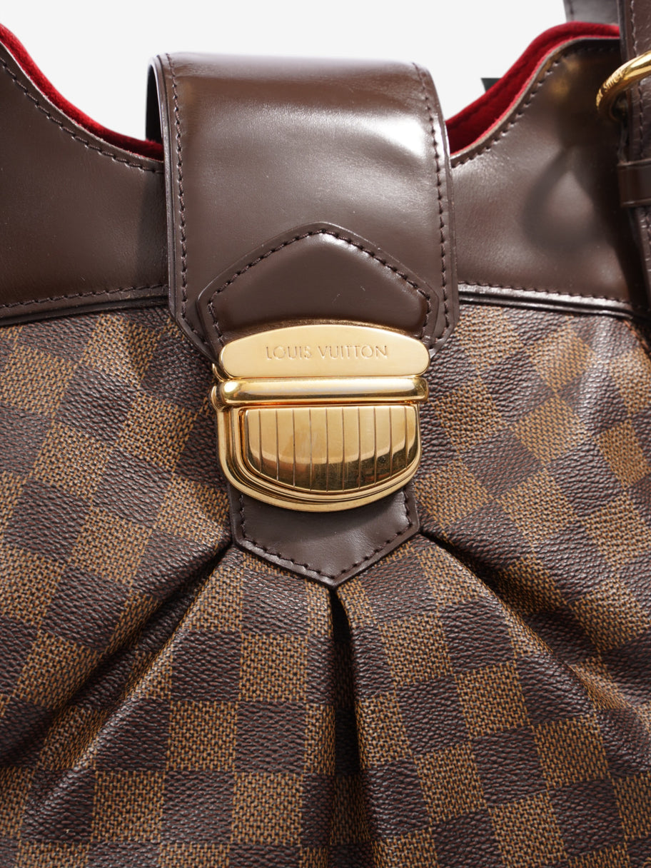 Louis Vuitton Sistena Damier Ebene / Brown Coated Canvas Image 7