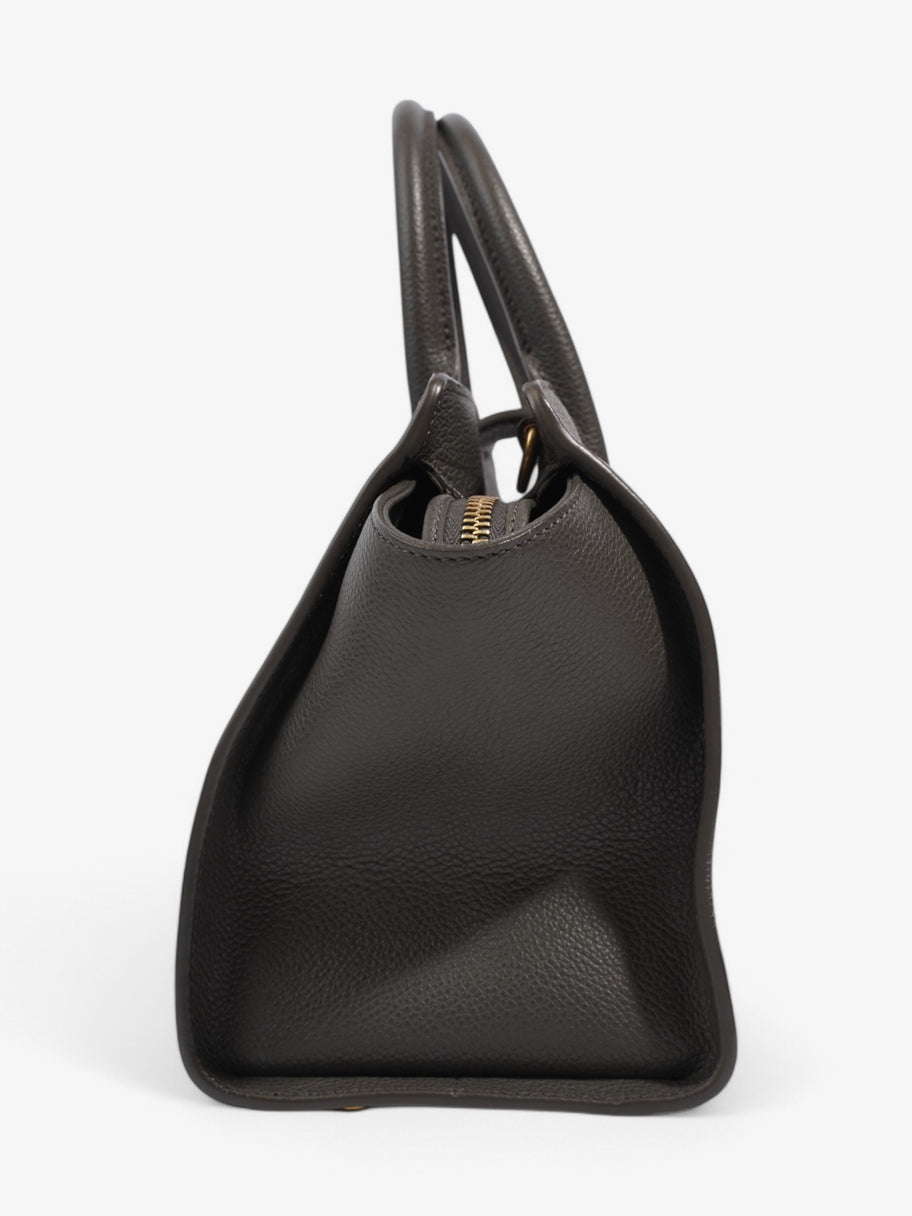 Saint Laurent Downtown Cabas Satchel Grey Leather Image 3