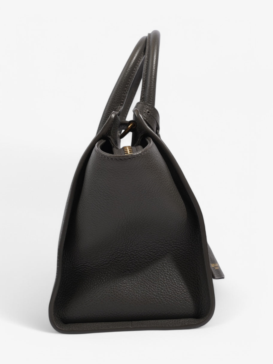 Saint Laurent Downtown Cabas Satchel Grey Leather Image 5