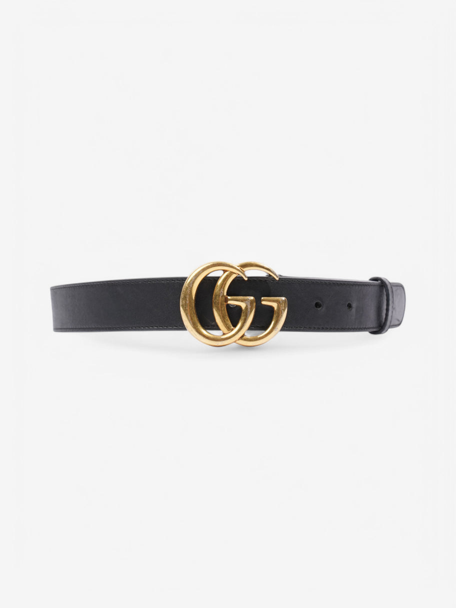 Gucci GG Marmont Belt Black Leather Image 1