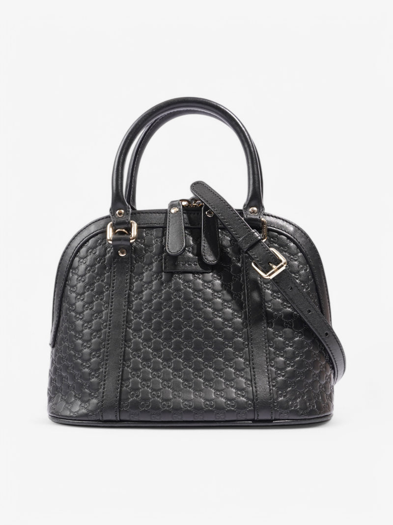  Gucci Dome Black Leather
