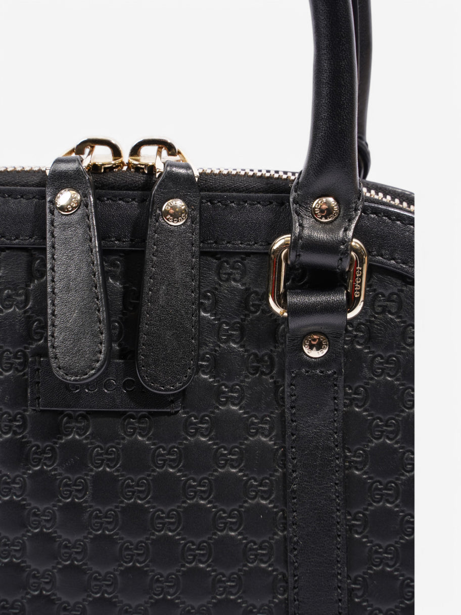 Gucci Dome Black Leather Image 7