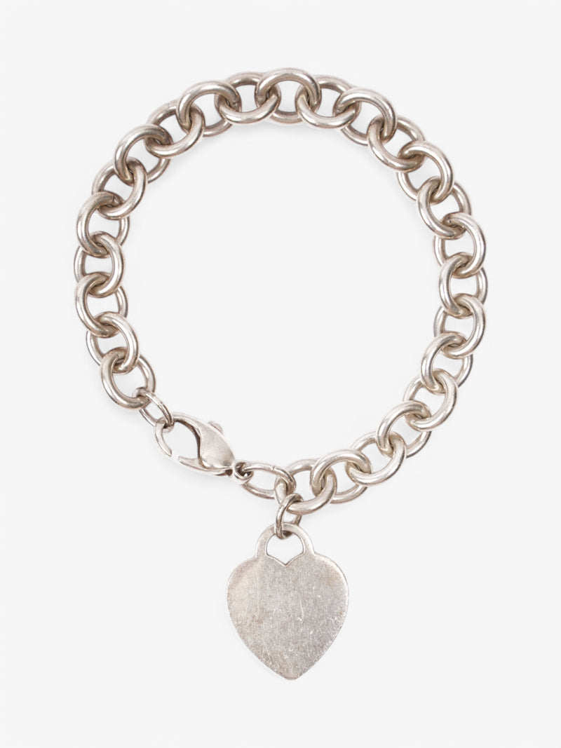  Tiffany and Co Heart Tag Bracelet Silver Silver Sterling