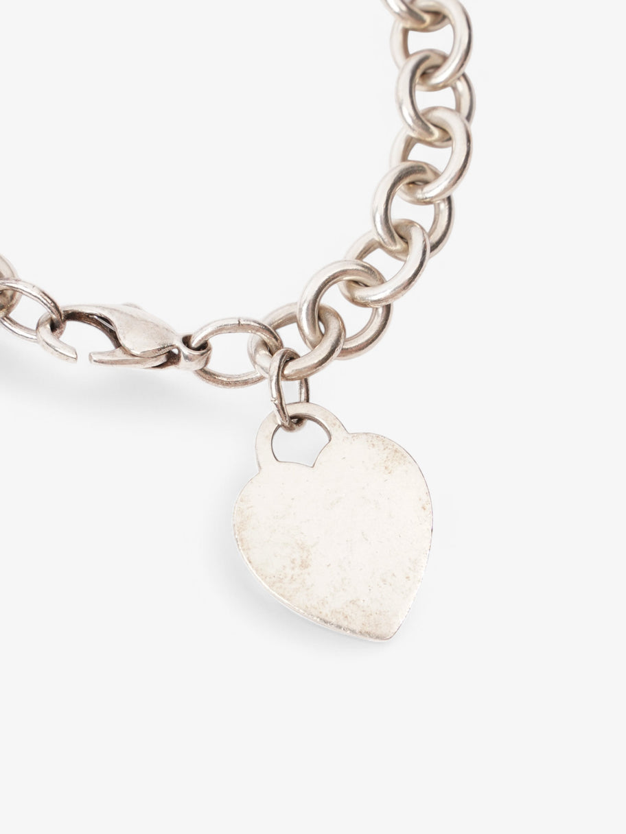 Tiffany and Co Heart Tag Bracelet Silver Silver Sterling Image 2