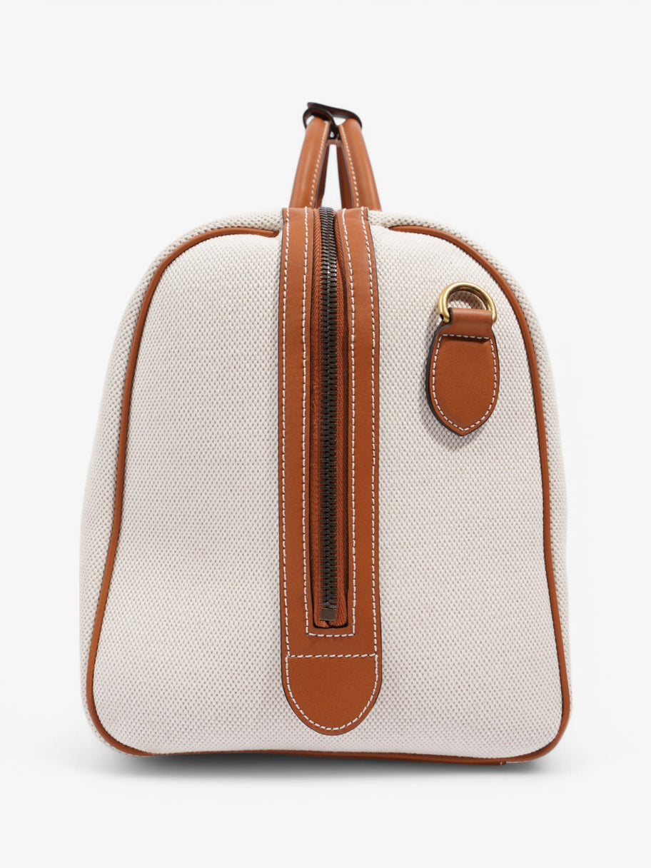 Gucci Reversible Logo-print Holdall White  / Brown Canvas Image 5