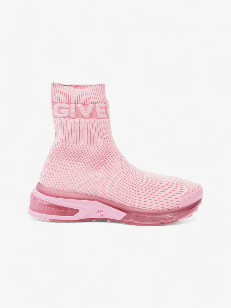  Givenchy Logo Sock Sneakers Pink Knit EU 39 UK 6