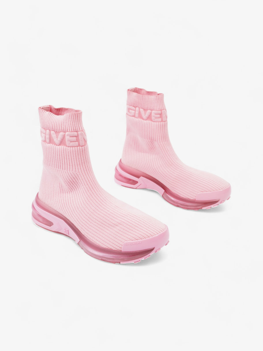 Givenchy Logo Sock Sneakers Pink Knit EU 39 UK 6 Image 2