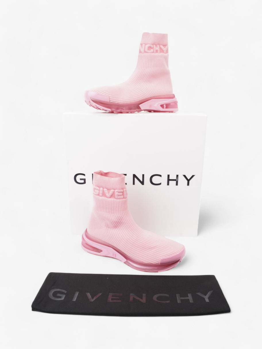 Givenchy Logo Sock Sneakers Pink Knit EU 39 UK 6 Image 9