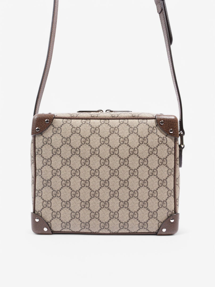 Gucci Trunk Bag Supreme / Brown Coated Canvas Image 4