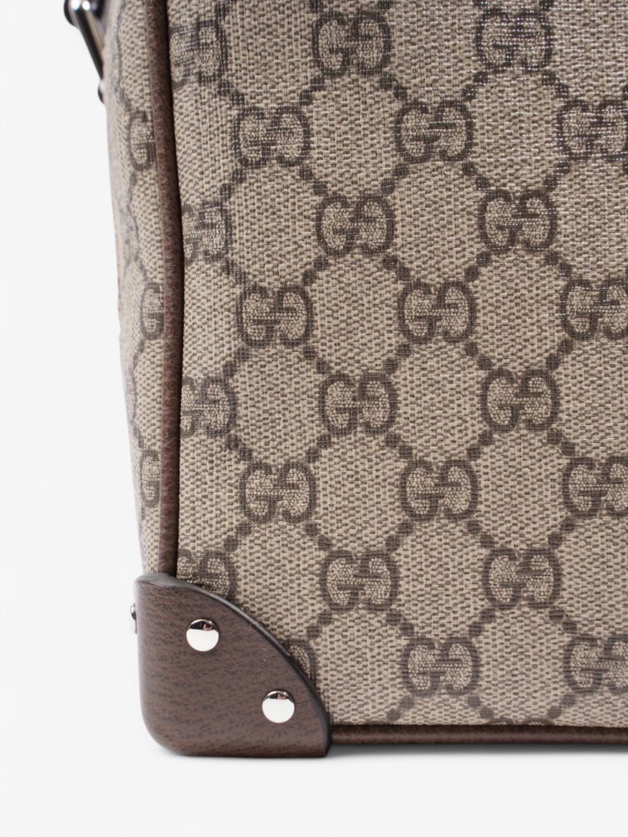 Gucci Trunk Bag Supreme / Brown Coated Canvas Image 7