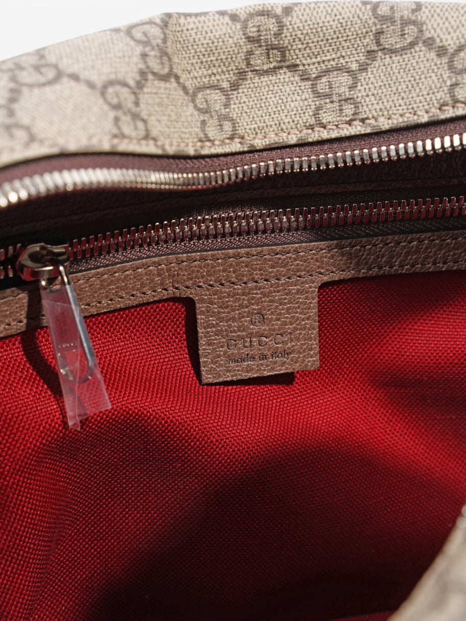 Gucci Trunk Bag Supreme / Brown Coated Canvas Image 9