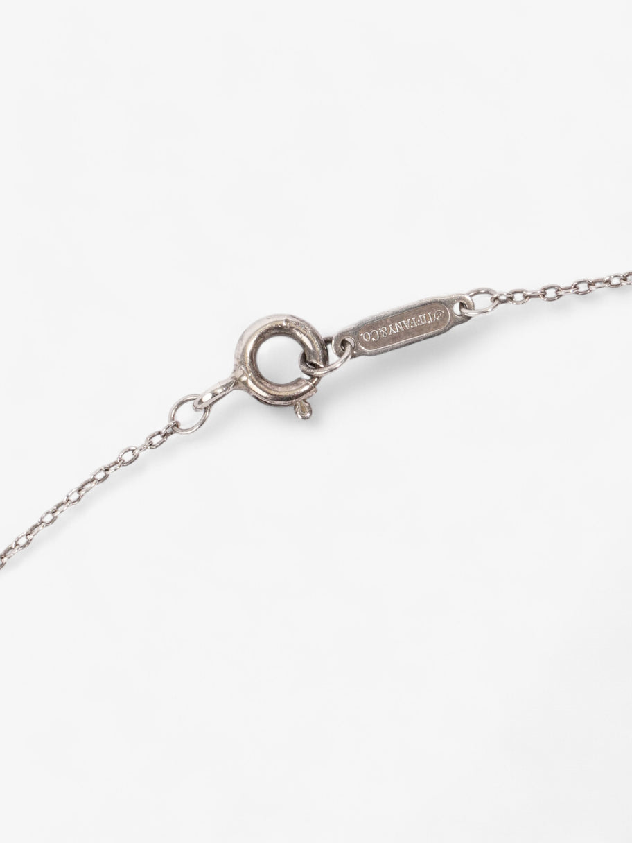 Tiffany and Co Bar with Diamond Pendant Necklace Silver Silver Sterling Image 3