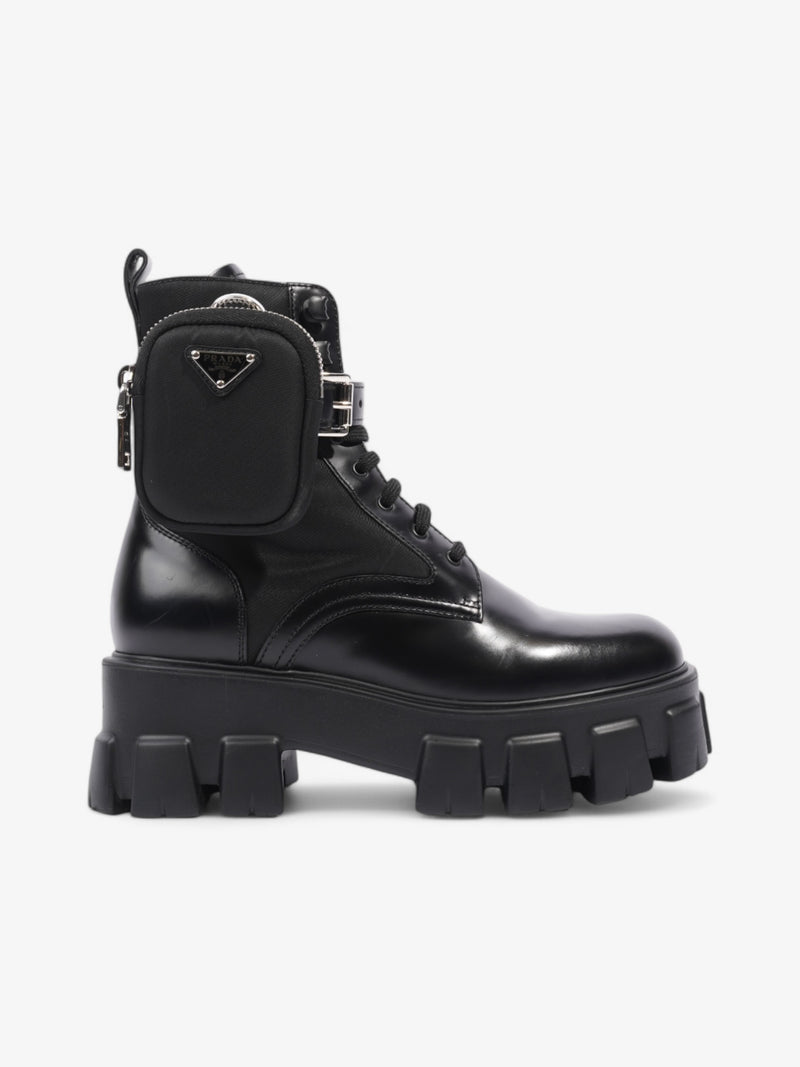  Prada Monolith 60 Black Leather EU 37 UK 4