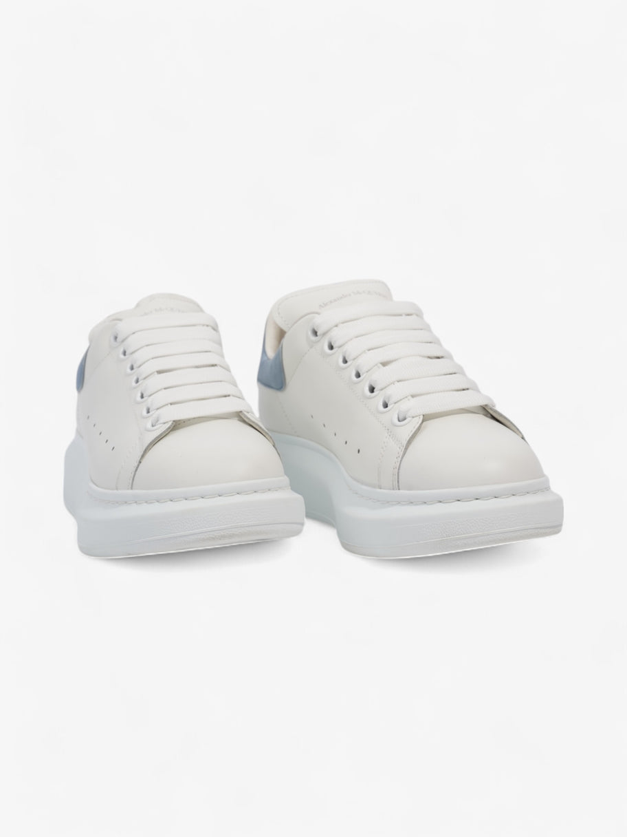 Alexander McQueen Oversized Sneakers White  / Light Blue Tab Leather EU 38.5 UK 5.5 Image 2