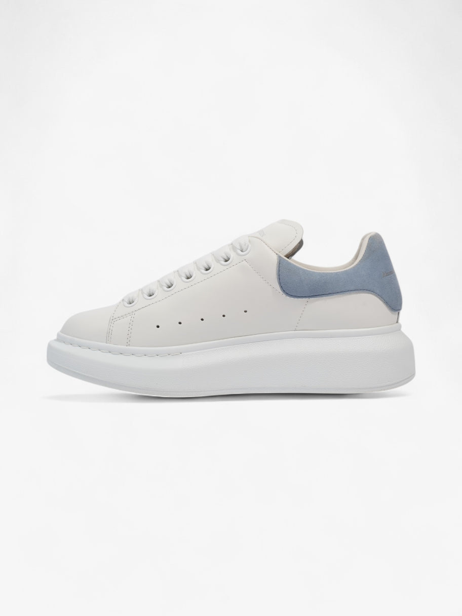 Alexander McQueen Oversized Sneakers White  / Light Blue Tab Leather EU 38.5 UK 5.5 Image 3