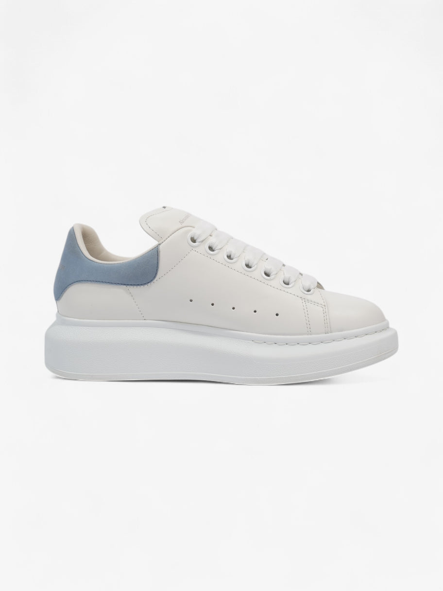 Alexander McQueen Oversized Sneakers White  / Light Blue Tab Leather EU 38.5 UK 5.5 Image 4