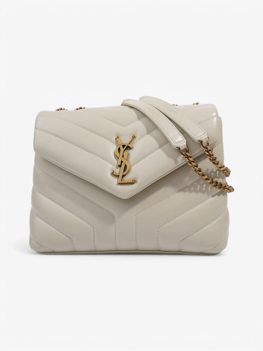 Saint Laurent LouLou White  Leather Small Image 1