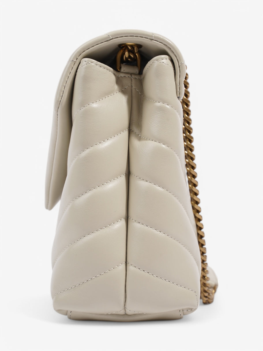 Saint Laurent LouLou White  Leather Small Image 3