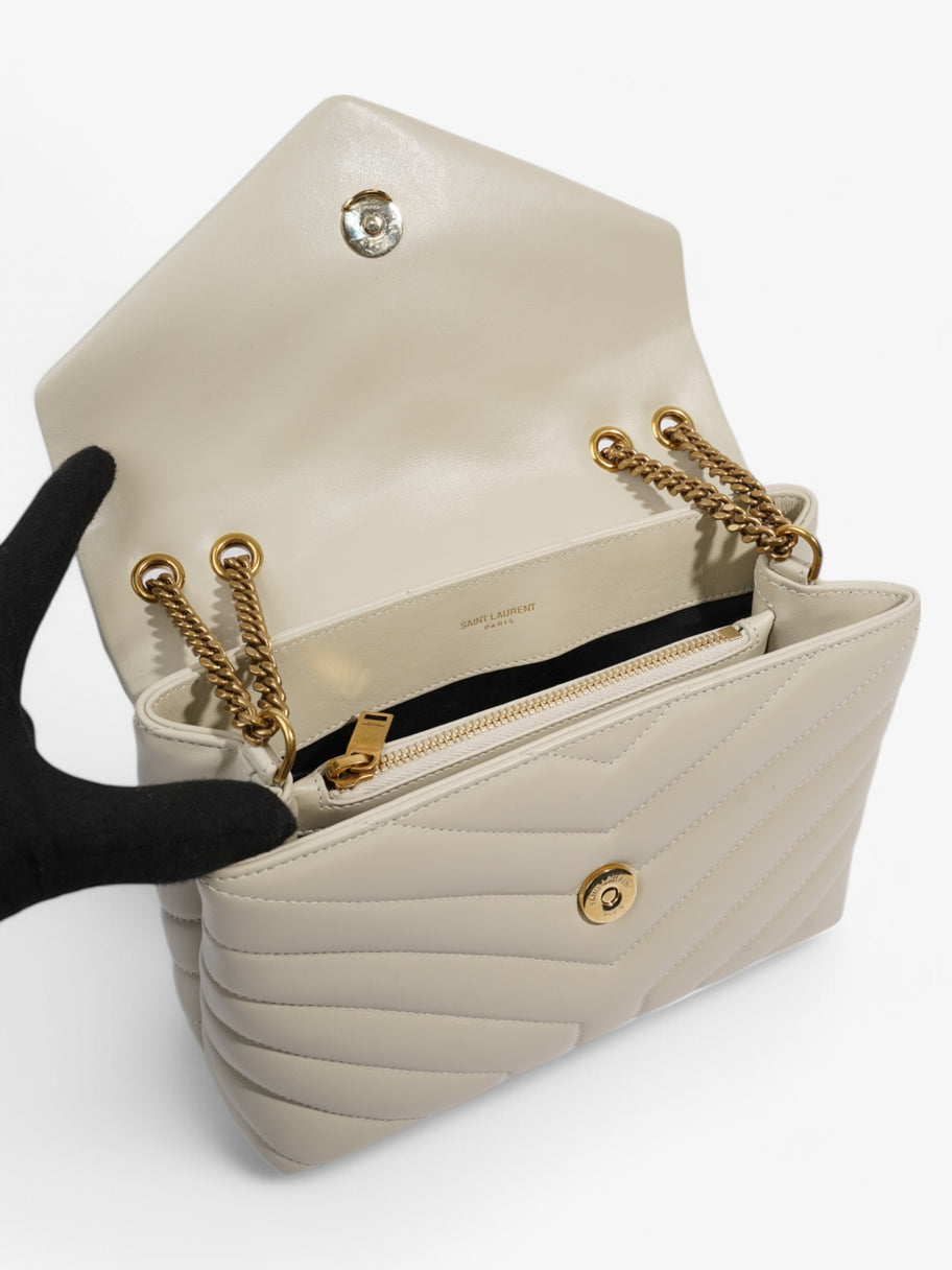 Saint Laurent LouLou White  Leather Small Image 7