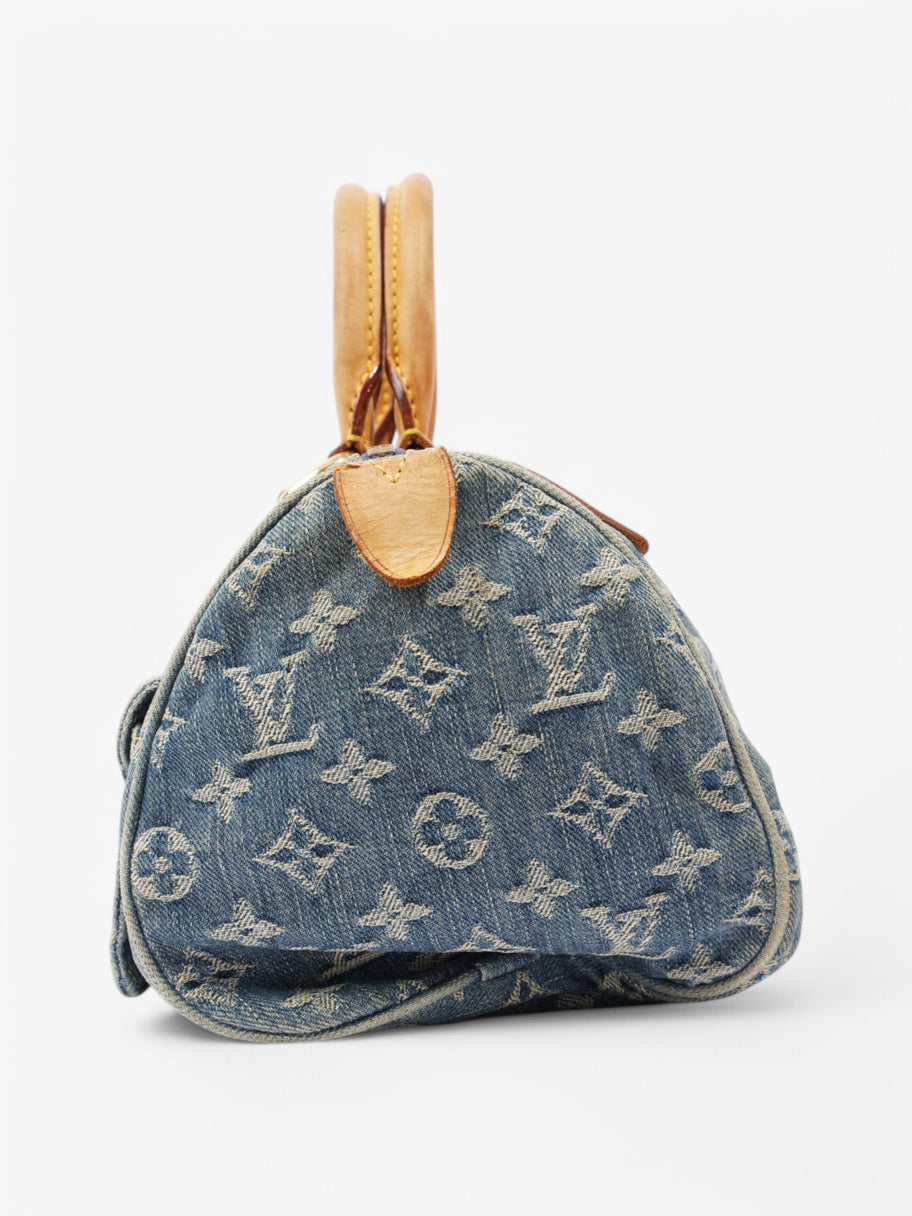 Louis Vuitton Denim Speedy Blue / Beige  Denim Image 3