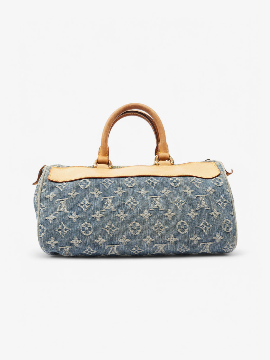 Louis Vuitton Denim Speedy Blue / Beige  Denim Image 4