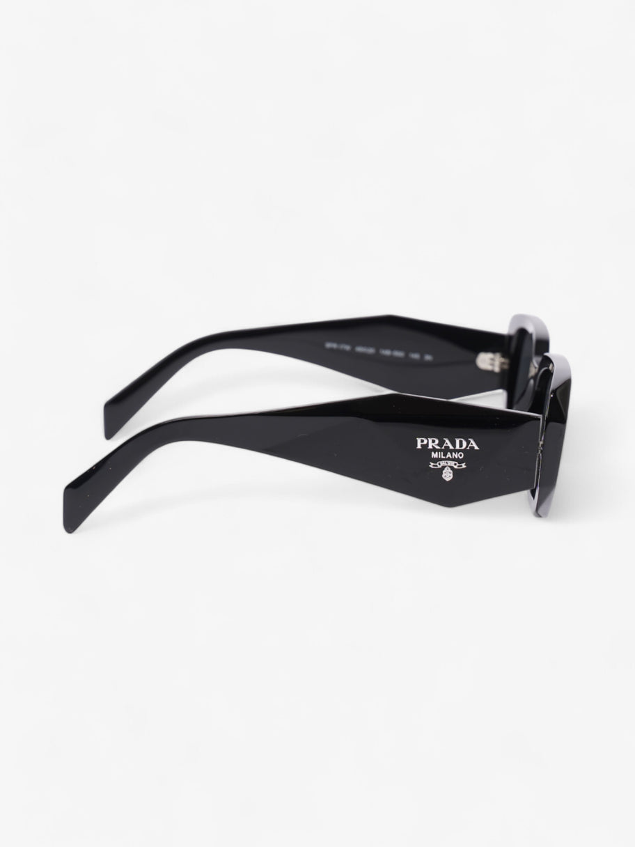 Prada Rectangular Framed Sunglasses Black Acetate 145mm Image 4