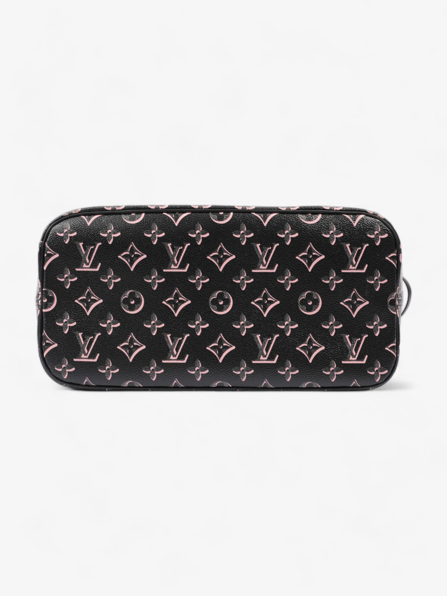 Neverfull MM Fall For You Black And Pink Monogram Coated Canvas Image 10