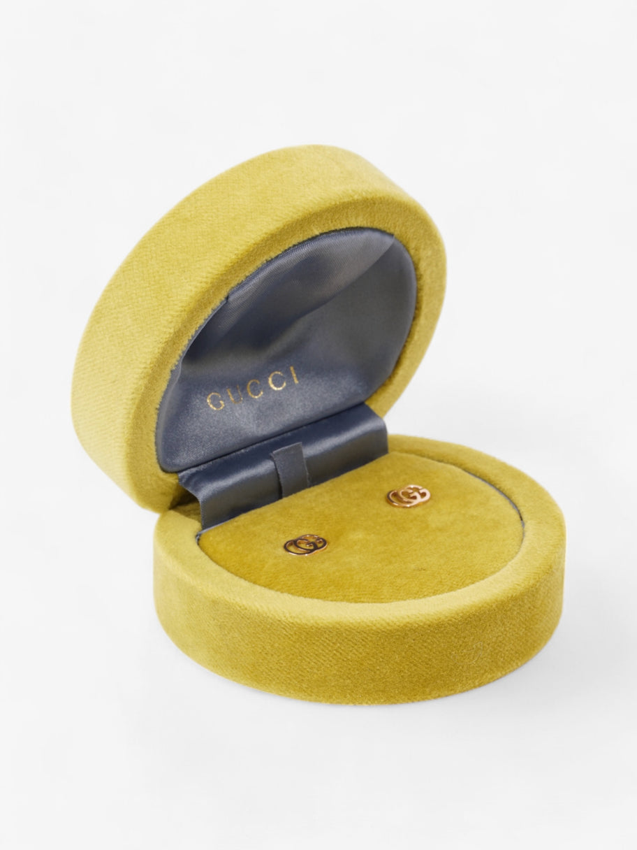 Gucci 18ct GG Earrings Rose Gold Gold Plated Image 5