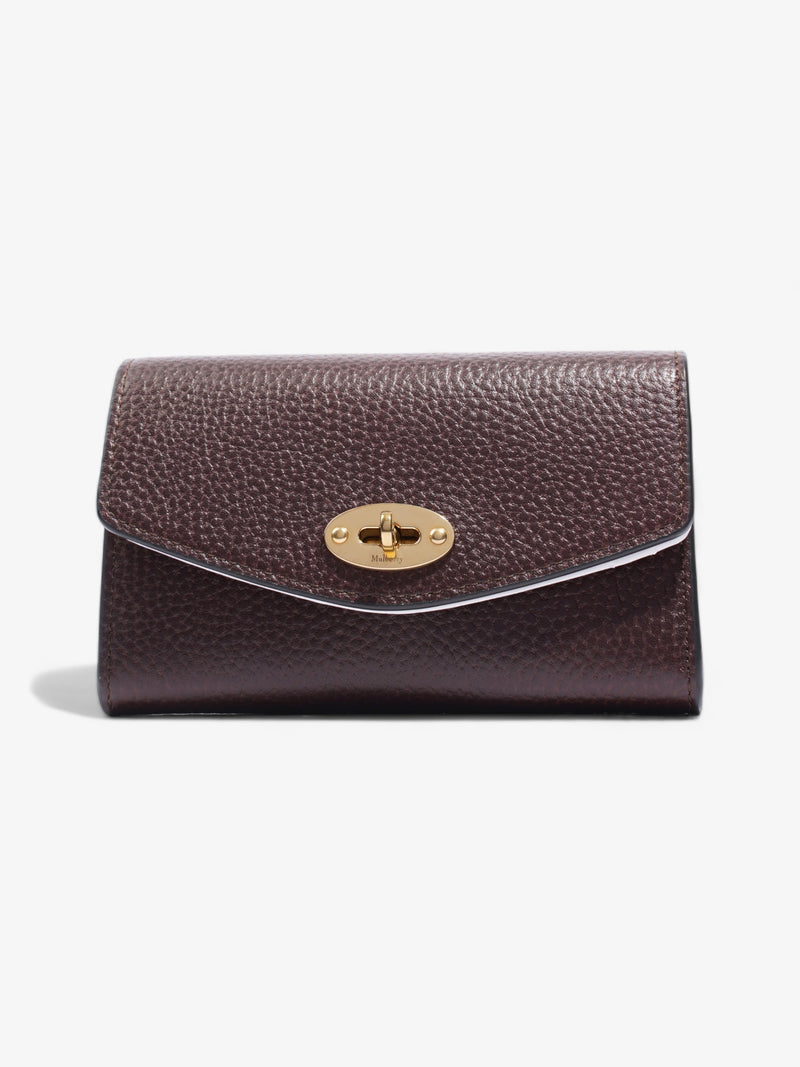  Mulberry Darley Wallet Oxblood Grained Leather Medium