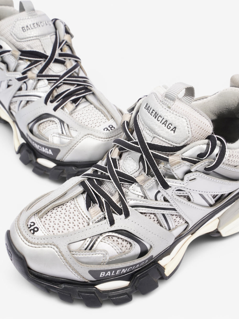 Balenciaga Track Silver / Black Mesh EU 38 UK 5 Image 9